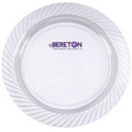 9" Clear Plastic Plate (Petite Line)